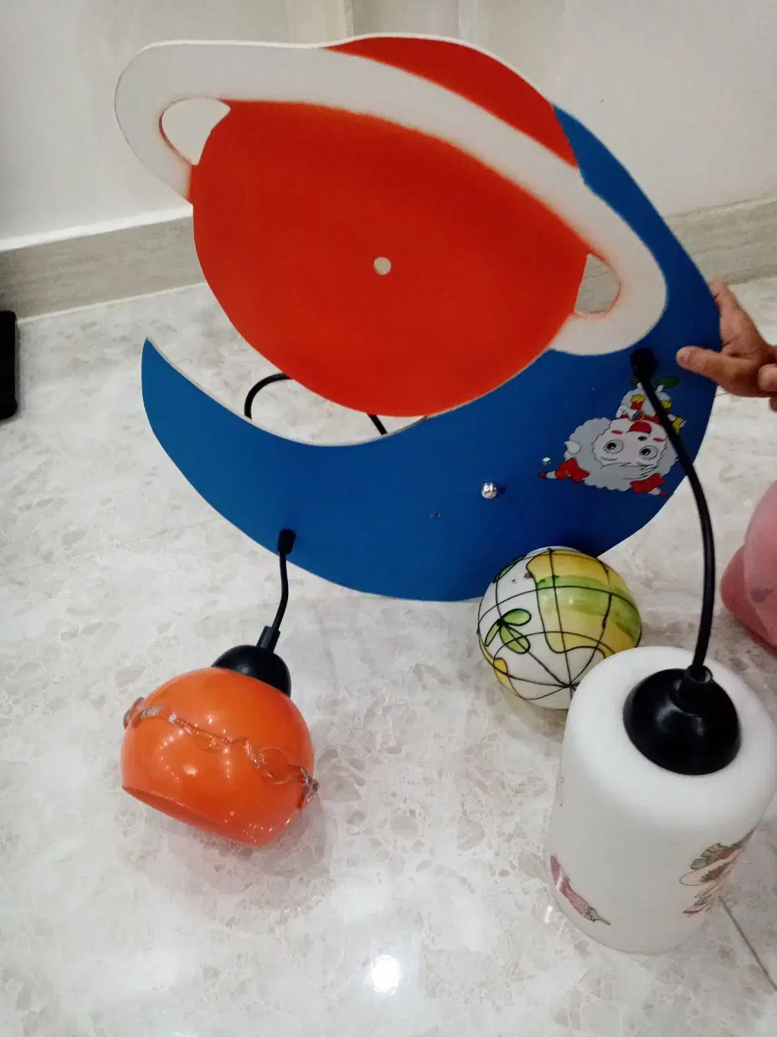 لوستر اتاق کودک|لوستر و چراغ آویز|بندرعباس, |دیوار