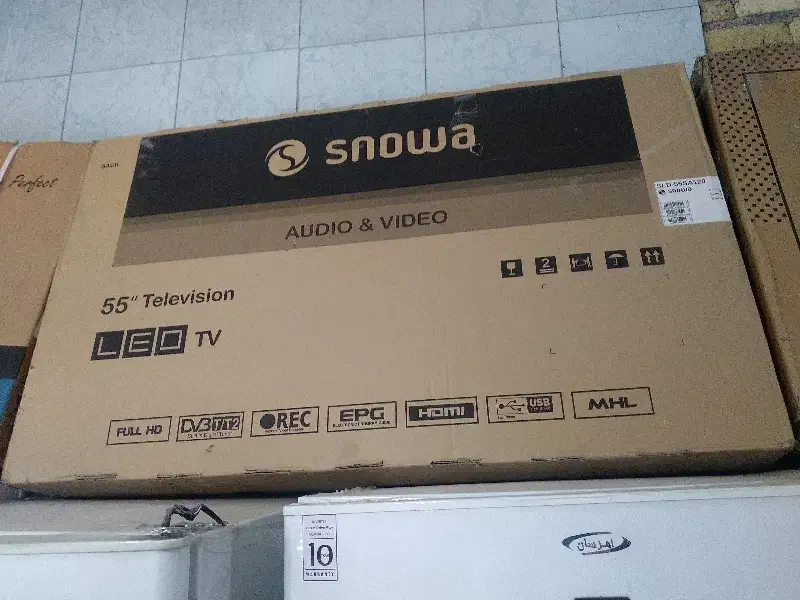 ال ای دی اسنوا 55 اینچ (لطفا آگهی رو کامل بخونید)|تلویزیون و پروژکتور|نهاوند, |دیوار