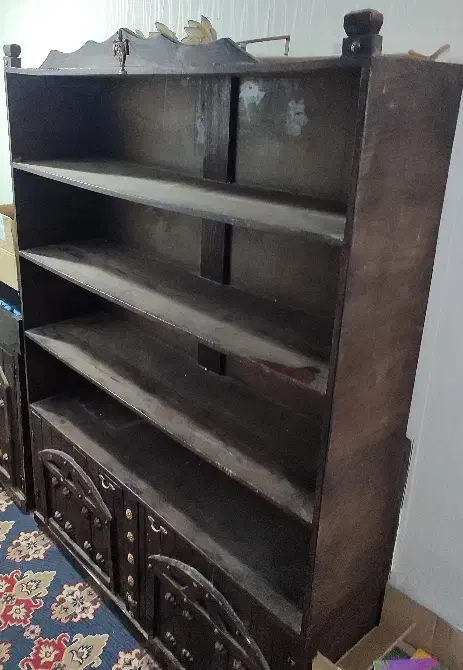 کتابخانه بزرگ و فوق العاده محکم جنس چوب|کتابخانه، شلف، قفسههای دیواری|رباطکریم, رباطکریم|دیوار