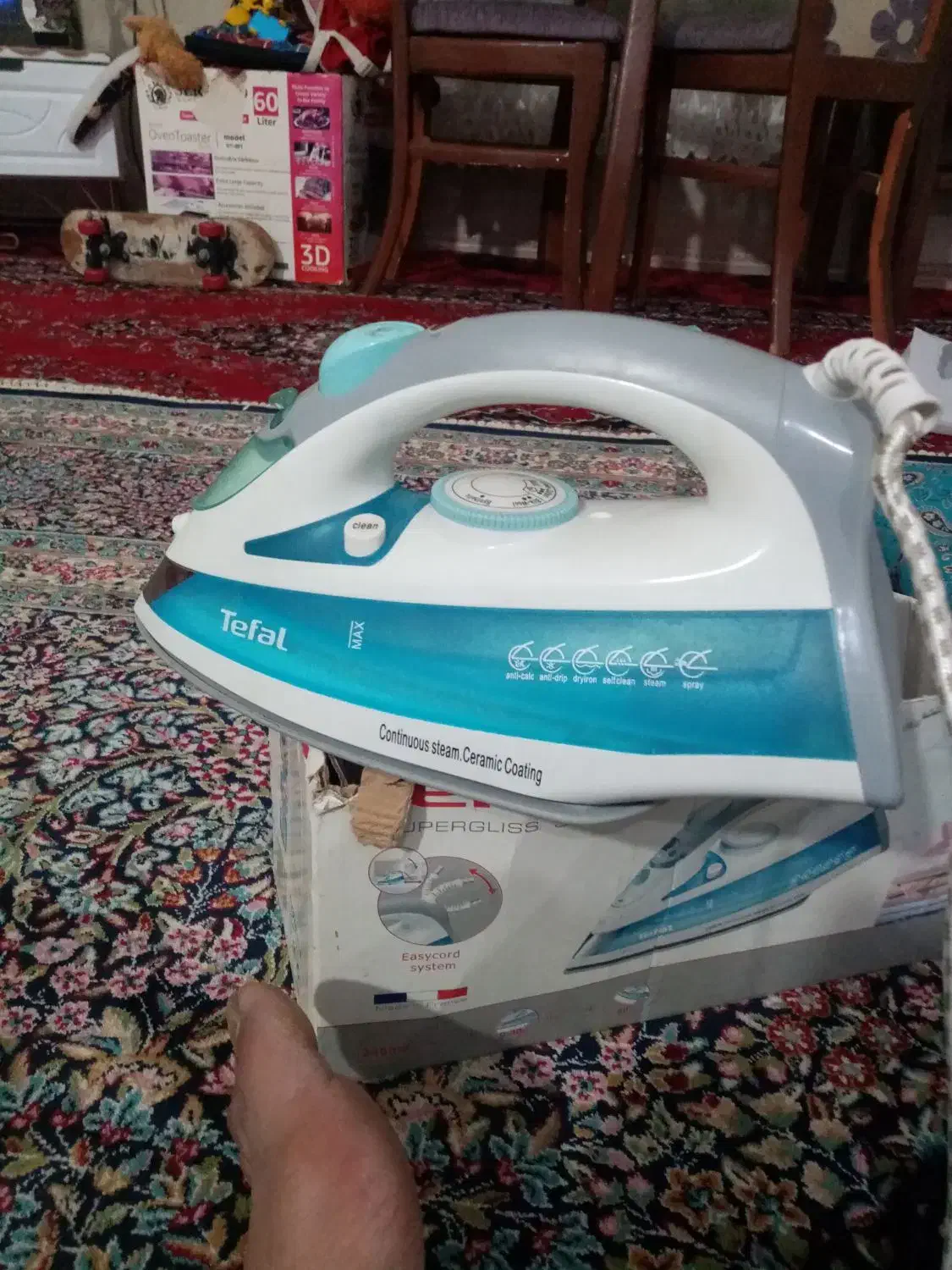 اتو بخر در حد نو جنس tefal|اتو و لوازم اتو|زرند, |دیوار
