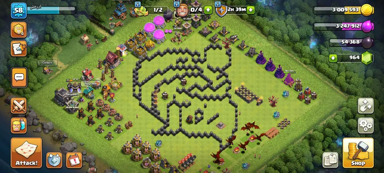 اکانت بازی کلش آف کلنز|کنسول، بازی ویدئویی و آنلاین|محمدیه-قزوین, |دیوار