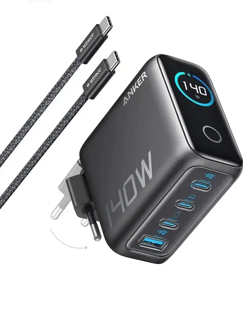 شارژر ۱۴۰ واتی انکر Anker Zolo 140W GaN 4 Port|لوازم جانبی موبایل و تبلت|مسجد سلیمان, |دیوار