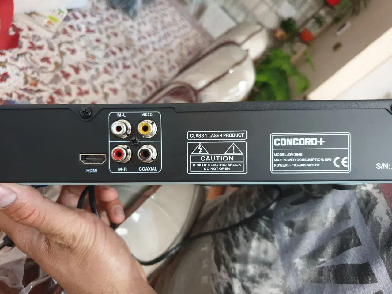 دی وی دی پلیر خانگی concord+|پخشکننده DVD و ویدیو|تهران, سازمان برنامه جنوبی|دیوار