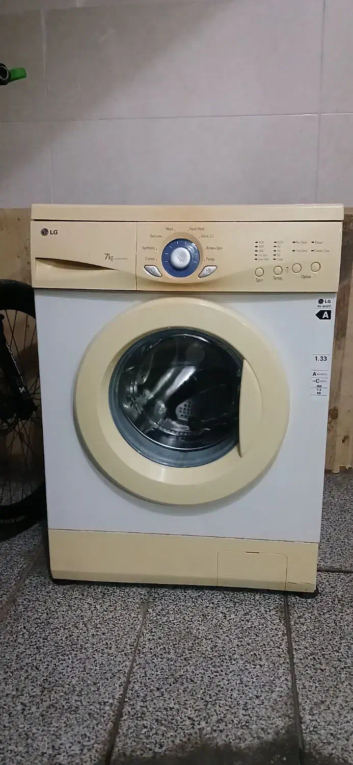 لباسشویی ۷کیلو ال جی سالم|ماشین لباسشویی و خشککن لباس|تبریز, |دیوار