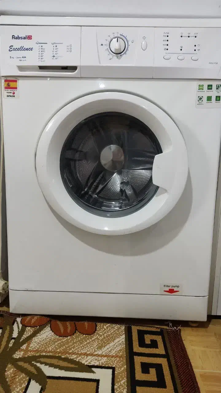 لباسشویی آبسال تمیز و سالم|ماشین لباسشویی و خشککن لباس|مشهد, امیرآباد|دیوار