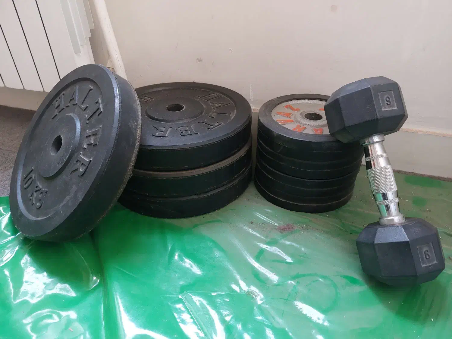 فروش وزنه و میله هالتر|تجهیزات ورزشی|تهران, فاطمی|دیوار