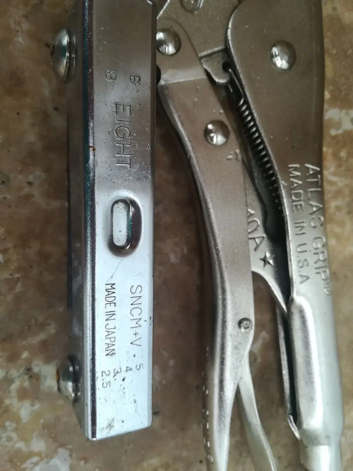 آچار آلن اصل ژاپن. و انبر قفلی اصل آمریکایی|ابزارآلات|بندر انزلی, بشمن|دیوار