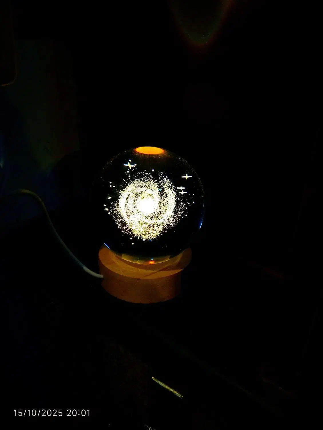 گوی چراغ خواب شیشه ای|ریسه و چراغ تزئینی|بیرجند, |دیوار