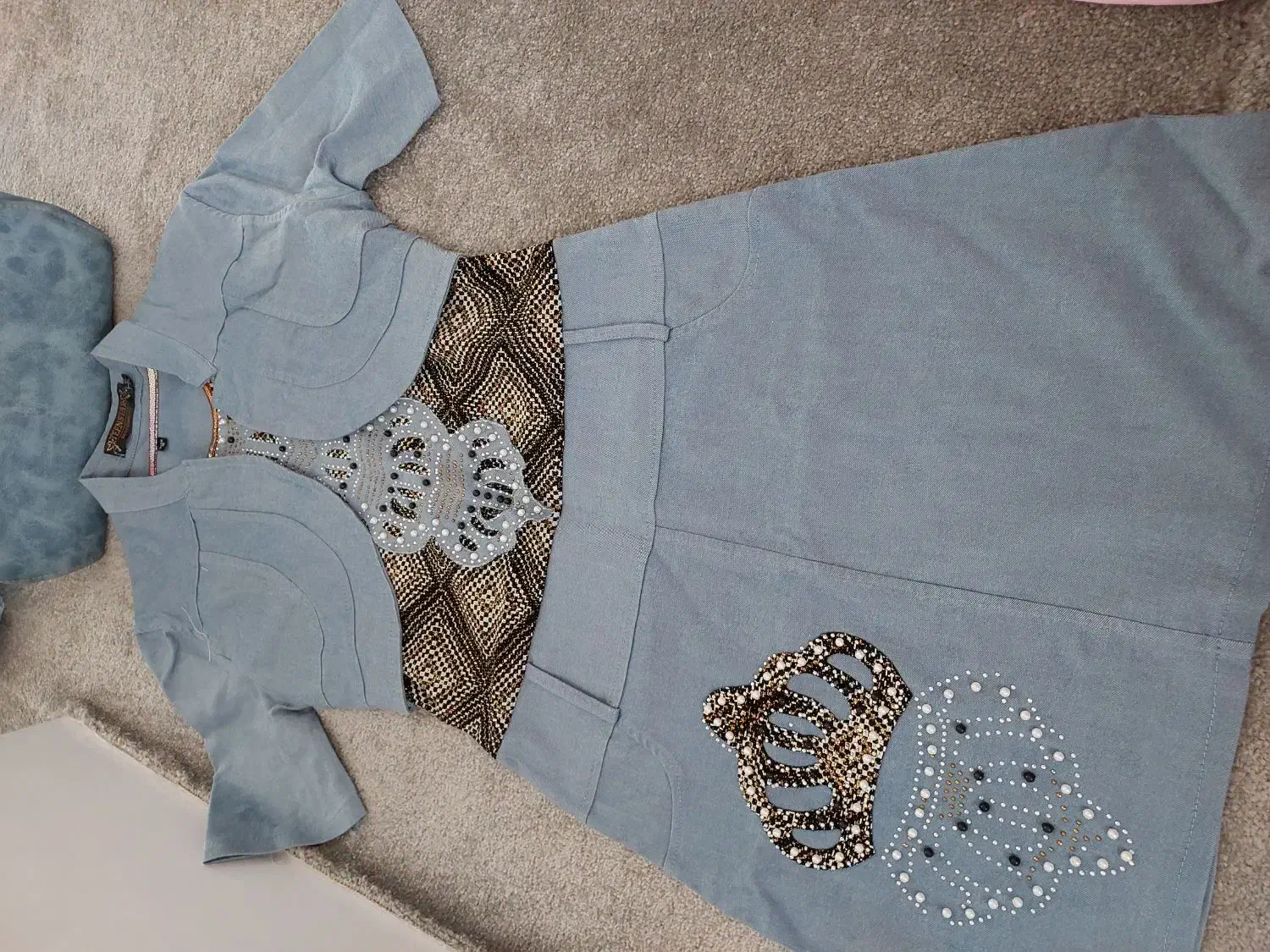 لباس مجلسی دخترانه طرح لی دوتکه|لباس|فامنین, |دیوار