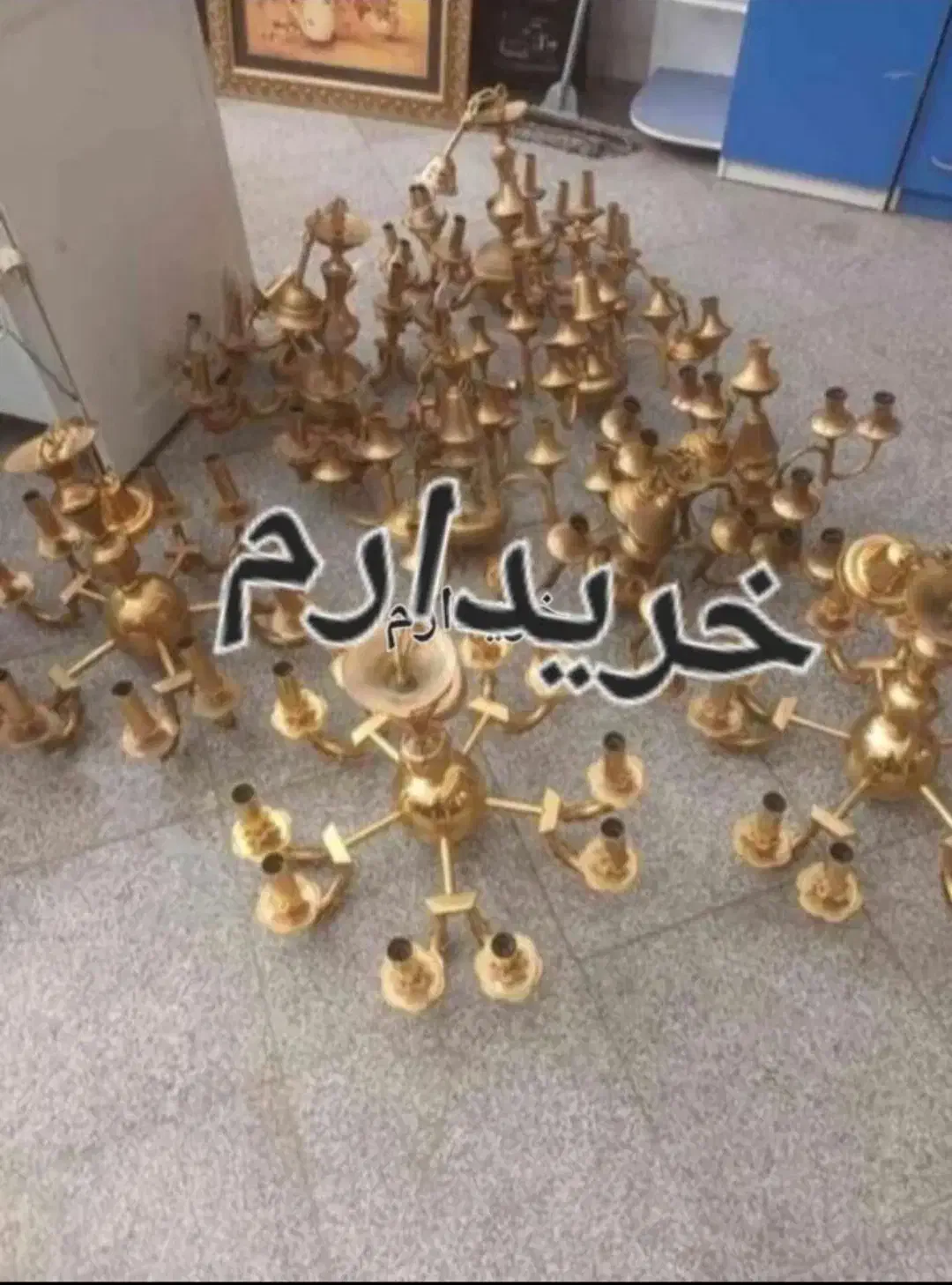 خرید انواع لوستر برنز طلایی|خدمات پیشه و مهارت|زنجان, |دیوار