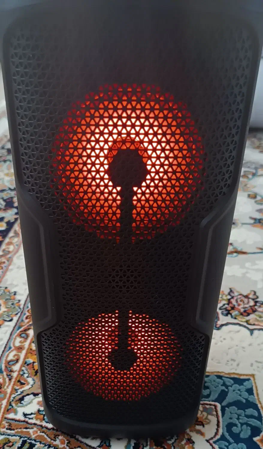 اسپیکر شارژی میکروفون دار KBorad|پخش‌کننده همراه|ساوه, |دیوار