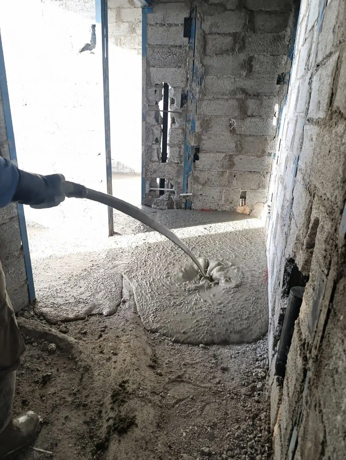 شیب بندی با فوم بتن|مصالح و تجهیزات ساختمان|زرند, |دیوار