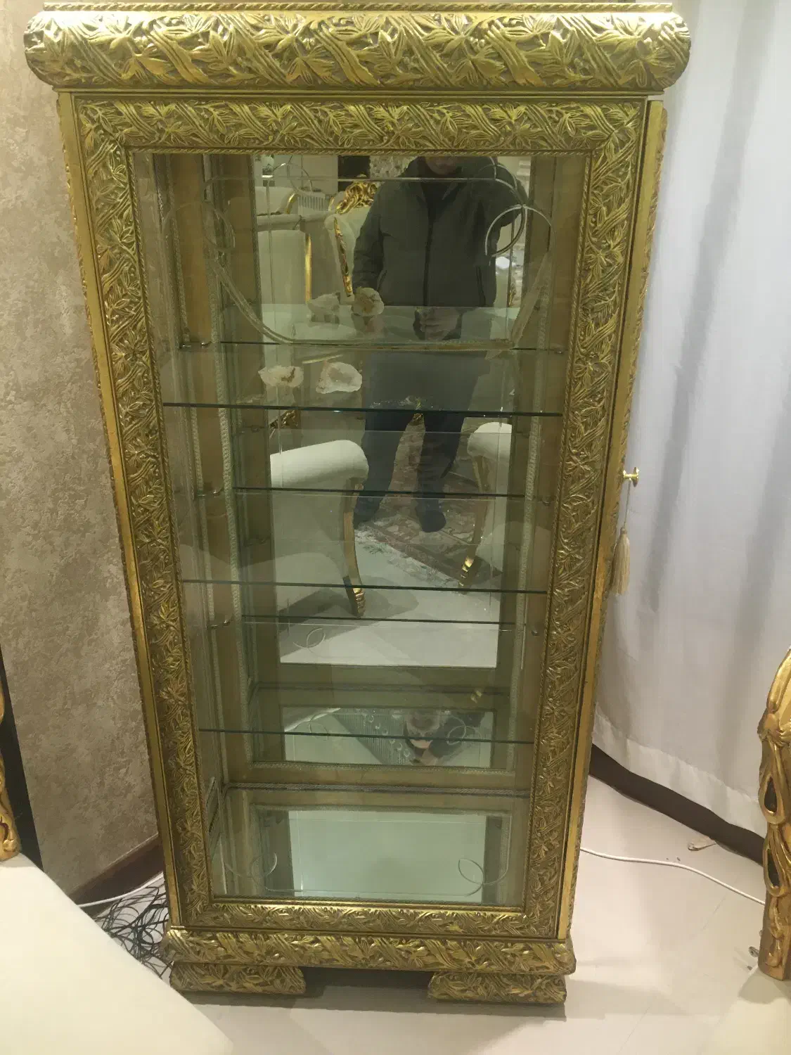 ویترین دکوری ظروف|بوفه، ویترین، کنسول|آمل, |دیوار