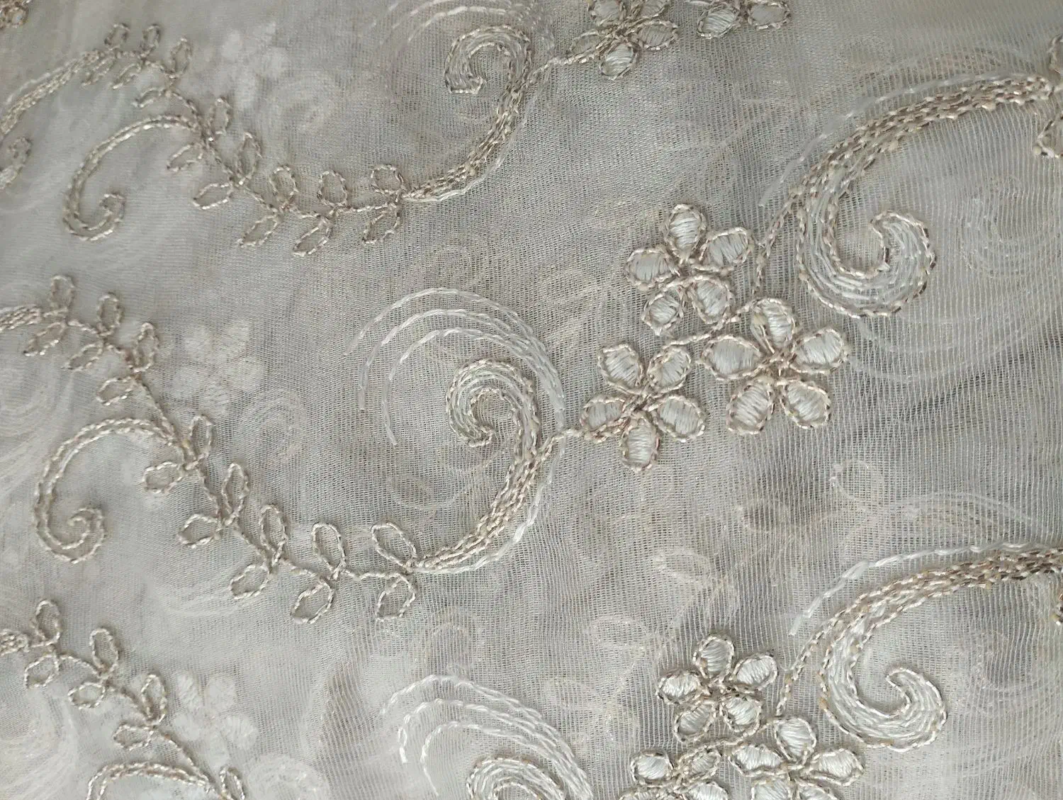 پرده 6متری کارشده حریر|پرده، رانر، رومیزی|اردبیل, |دیوار