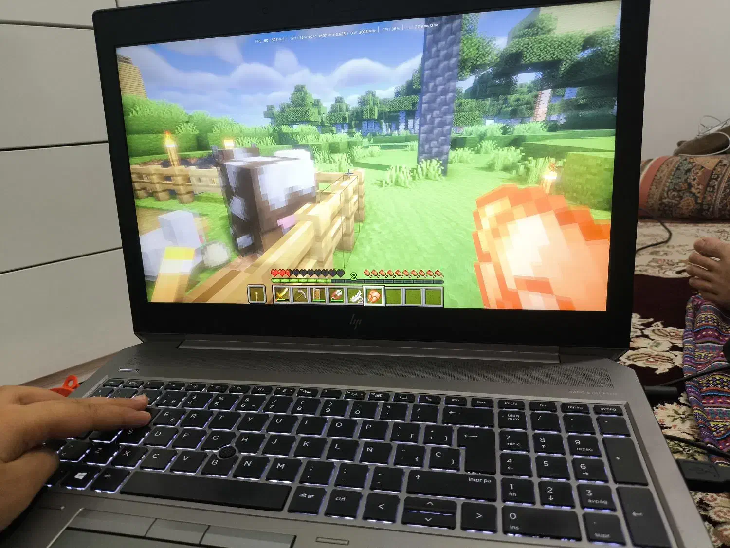 لب تاب اچ پی hp گیمینگ برای کار سنگین|رایانه همراه|موچش, |دیوار