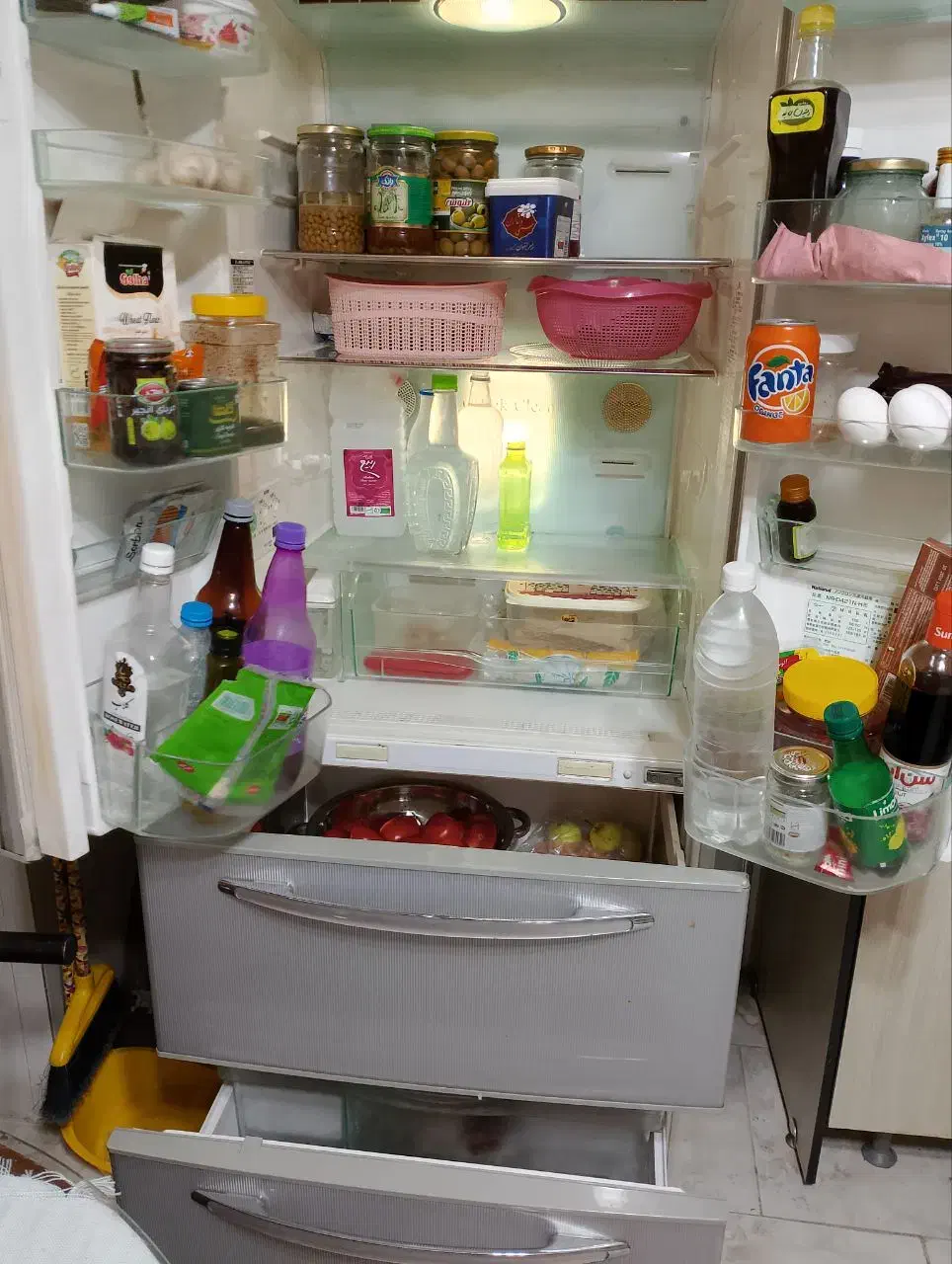 یخچال فریزر چهار در ناسیونال نیاز به تعمیر|یخچال و فریزر|فردیس, سپید دشت|دیوار