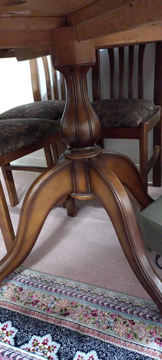 میز و صندلی ناهارخوری ۸ نفره چوبی سالم|میز و صندلی غذاخوری|تهران, والفجر (افسریه)|دیوار