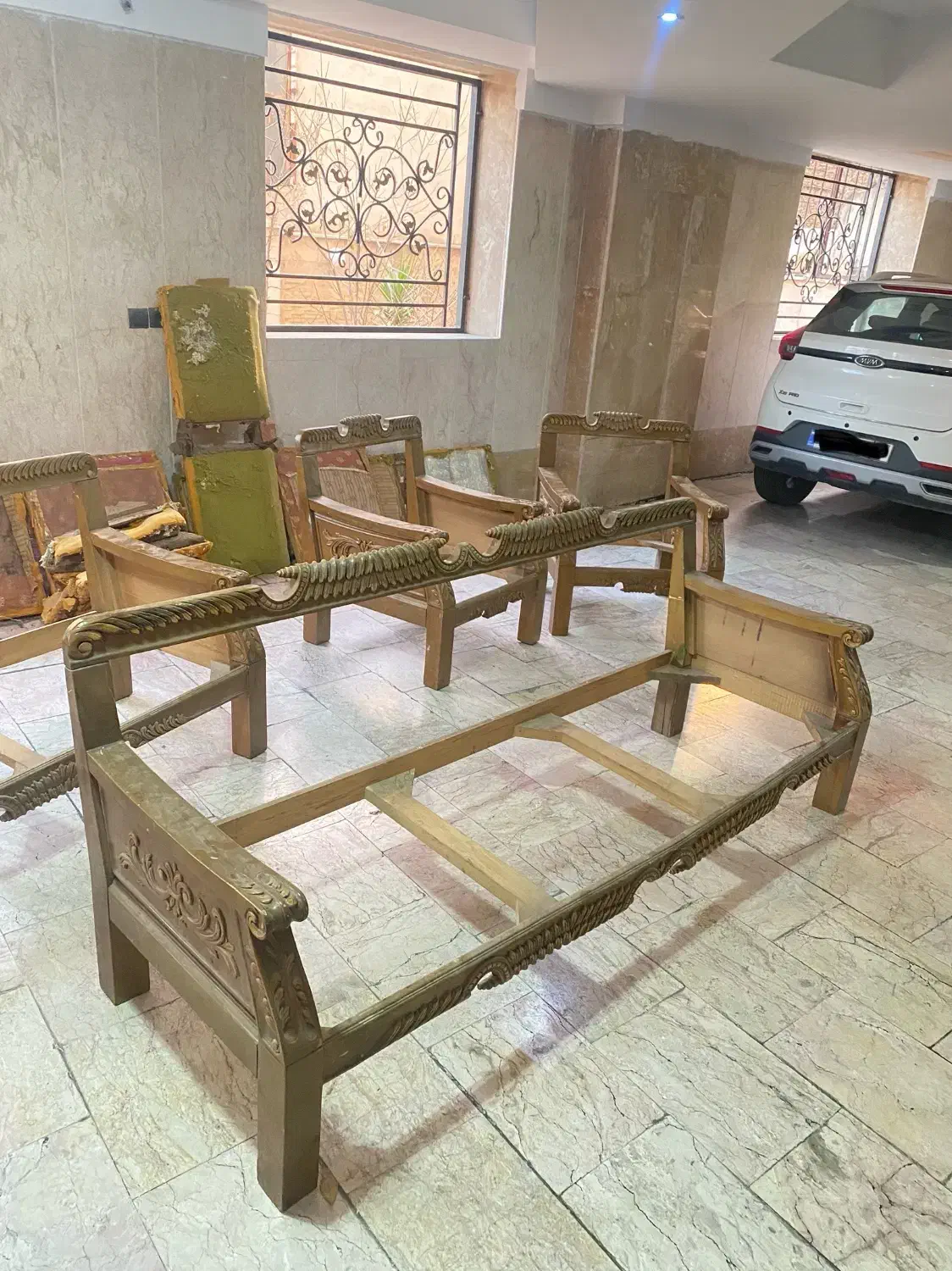 مبل استیل ۷ نفره|مبلمان خانگی و میز عسلی|تهران, سردارجنگل|دیوار