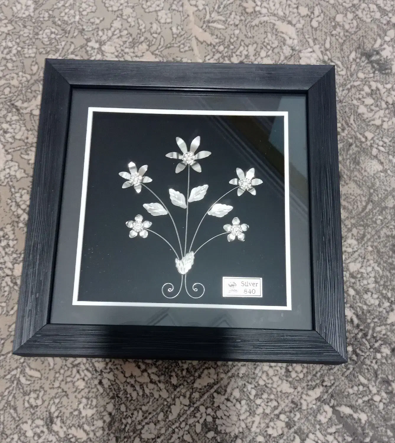 قاب عکس گل نقره|تابلو، نقاشی، عکس|کوهدشت, |دیوار