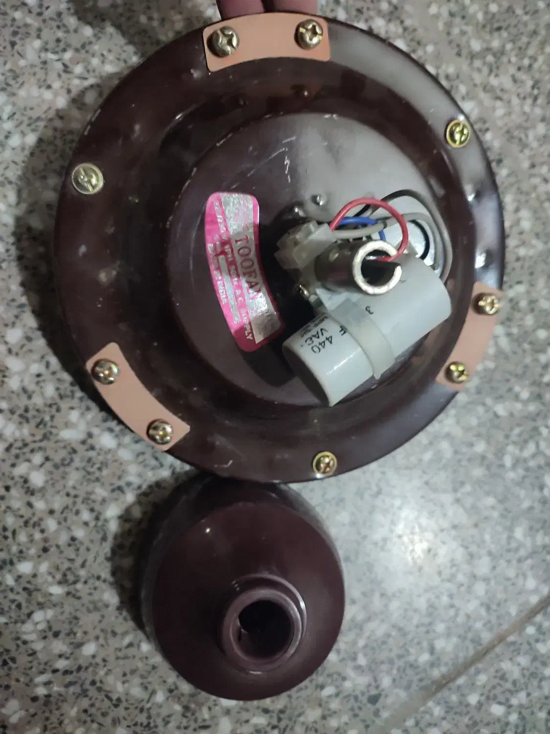 موتور پنکه سقفی|پنکه و تصفیهکنندهٔ هوا|یزد, |دیوار