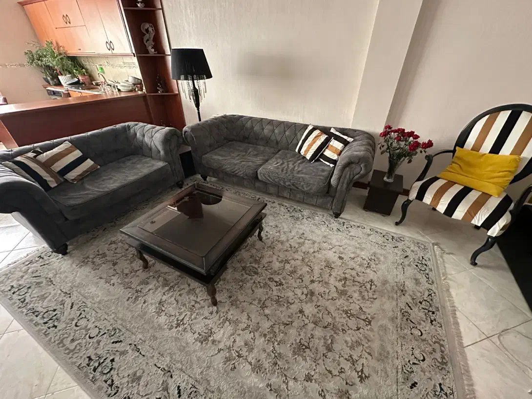 مبلمان راحتی چستر ۷ نفره|مبلمان خانگی و میز عسلی|ری, دولتآباد|دیوار