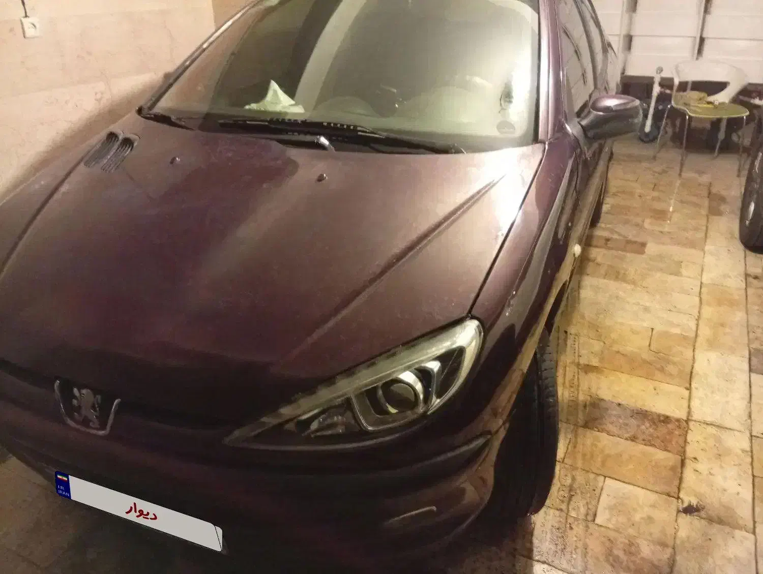 پژو ۲۰۶ sd وی ۹ بی رنگ|خودرو سواری و وانت|تهران, ستارخان|دیوار