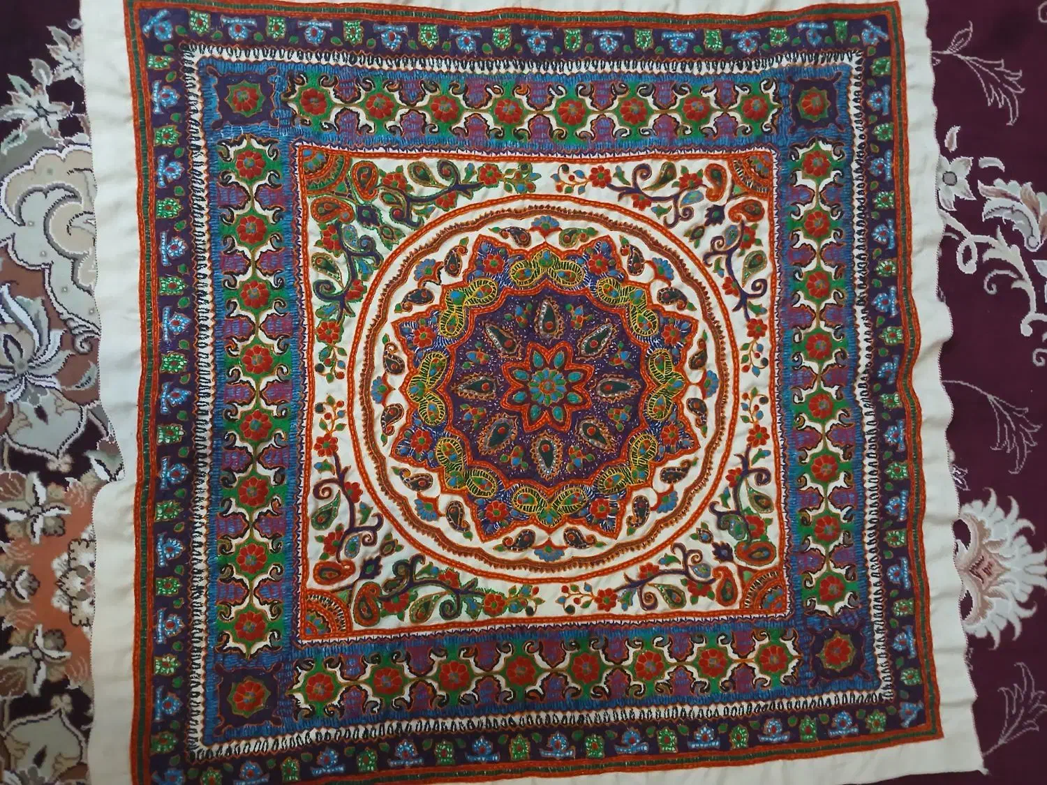 پته. بقچه|پرده، رانر، رومیزی|سیرجان, |دیوار