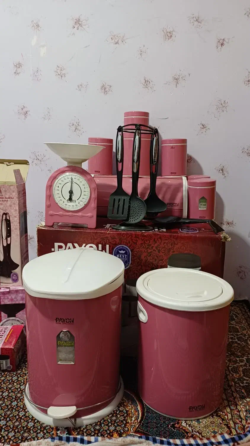 سرویس آشپزخانه مارک پایون|ظروف نگهدارنده، پلاستیکی، یک‌بارمصرف|اردبیل, |دیوار