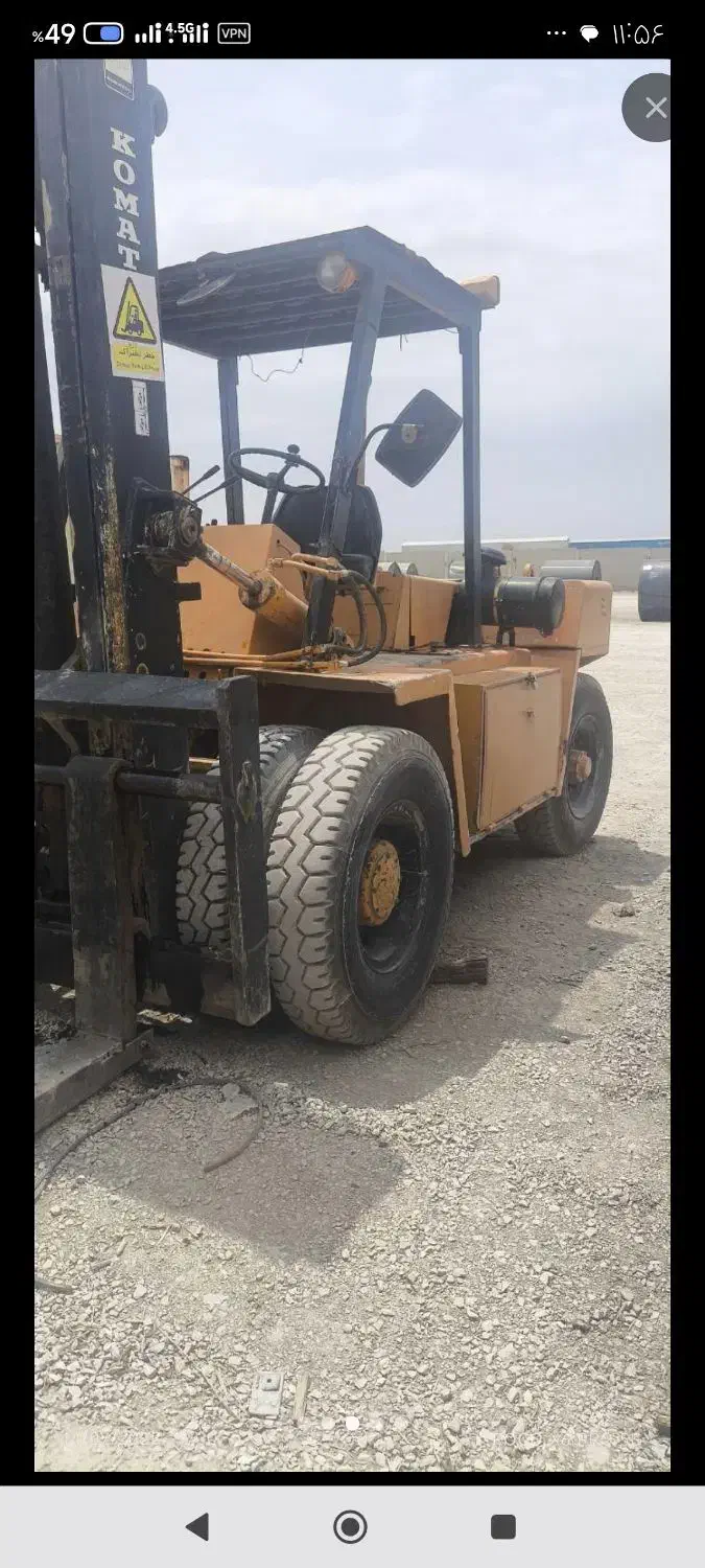 فروش لیفتراک 10 تن کوماتسو|خودرو سنگین|مبارکه, |دیوار
