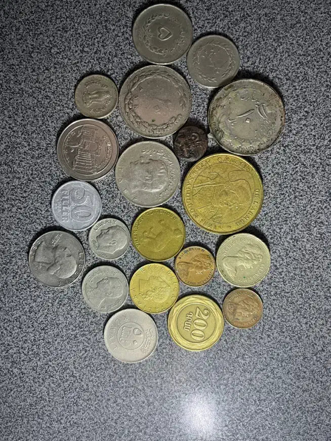 سکه های قدیمی|کلکسیون سکه، تمبر، اسکناس|اصفهان, فیض|دیوار