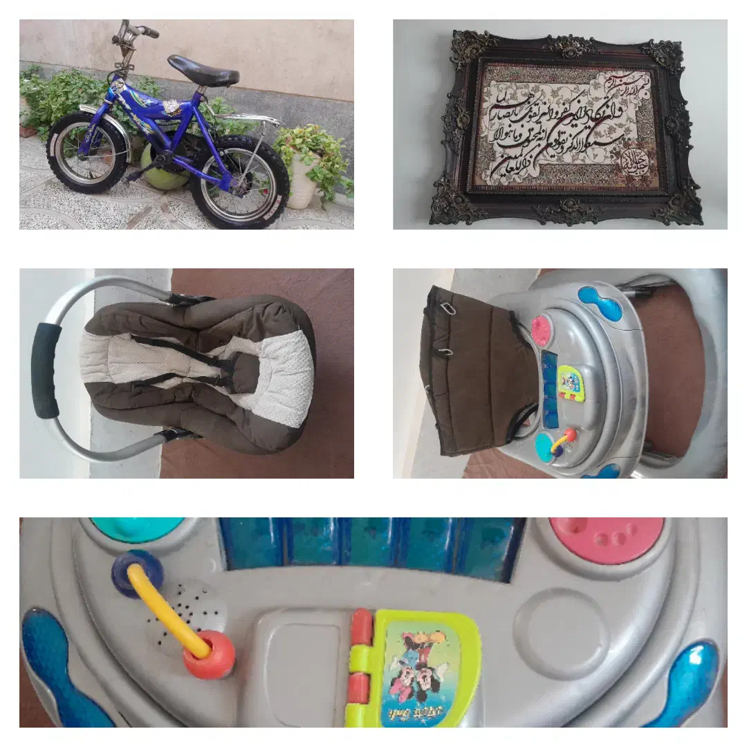 دوچرخه۸۰۰/روروئک بچه درحدنو۴۵۰/کلییر۳۵۰/تابلو۴۵۰|دوچرخه، اسکیت، اسکوتر|ری, شهرک نظامی|دیوار