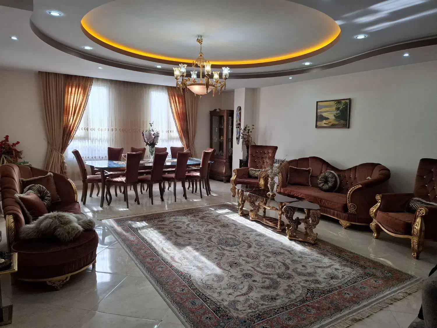 مبل * ناهارخوری *فرش *پرده * بوفه|مبلمان خانگی و میز عسلی|کرج, گوهردشت|دیوار