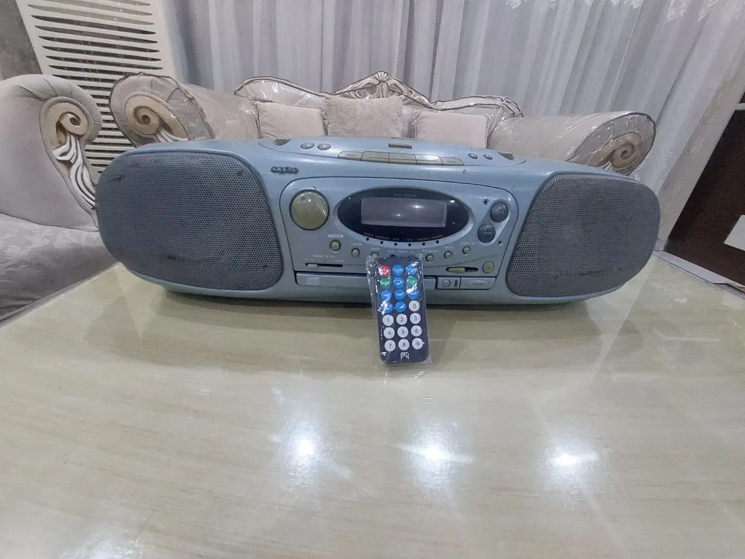 ظبط فلش خور و بلوتوث دار sanyo ژاپن|سیستم صوتی خانگی|اهواز, پادادشهر|دیوار