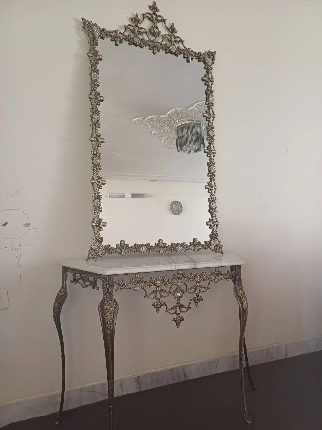 آیینه شمعدون ۲عدد|آینه|اصفهان, پوریای ولی|دیوار