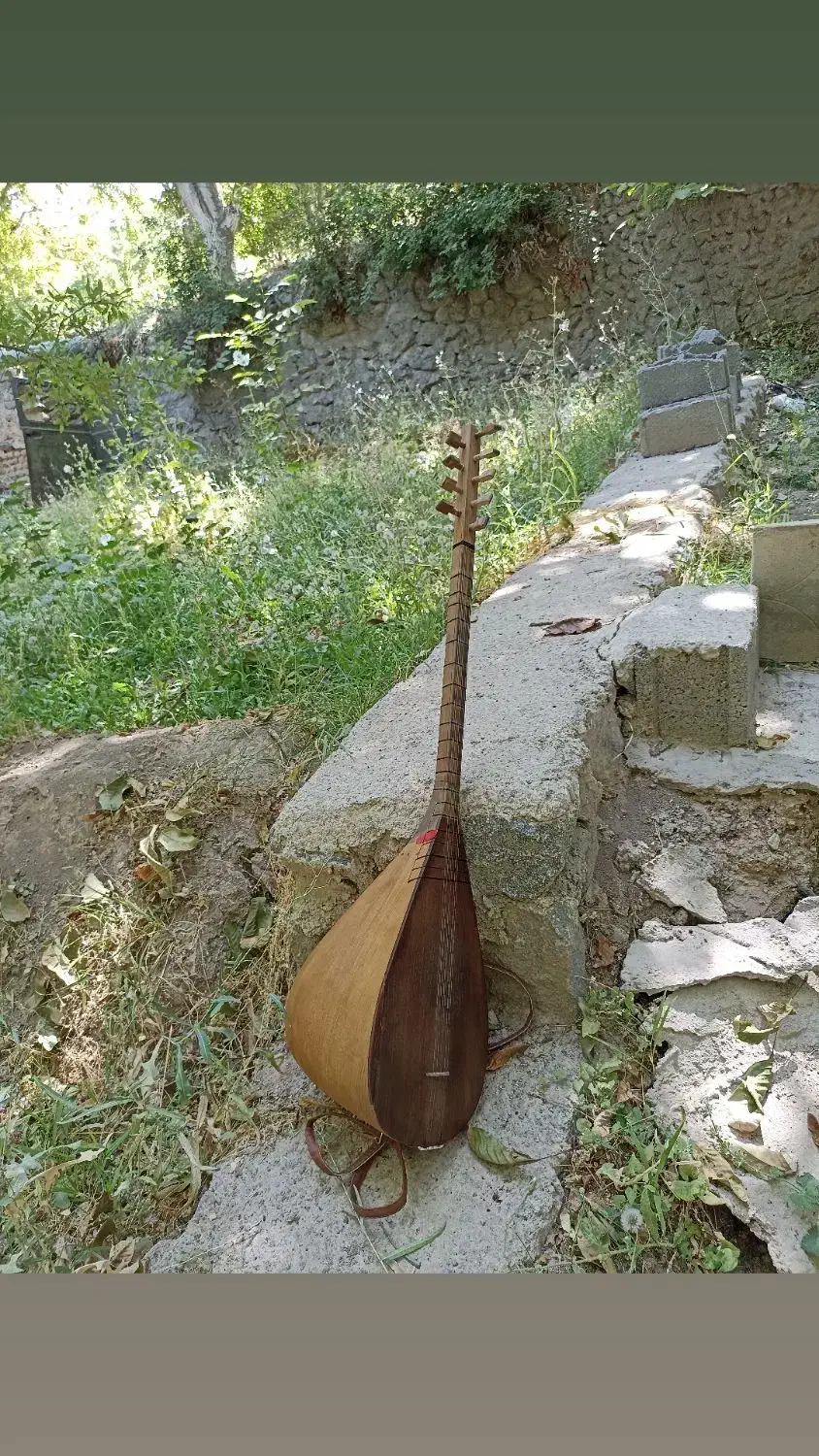 ساز قوپوز آشیق سازی|سازهای سنتی|اسکو, |دیوار