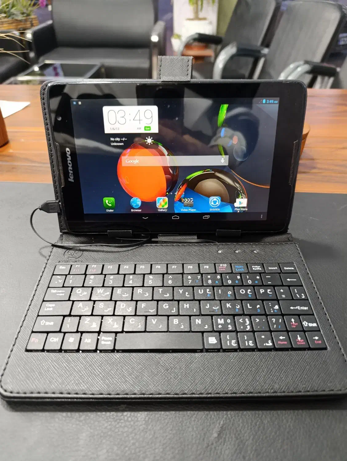 تبلت لنوو سالم به همراه کیف کیبرد|تبلت|اصفهان, شیخ اشراق|دیوار