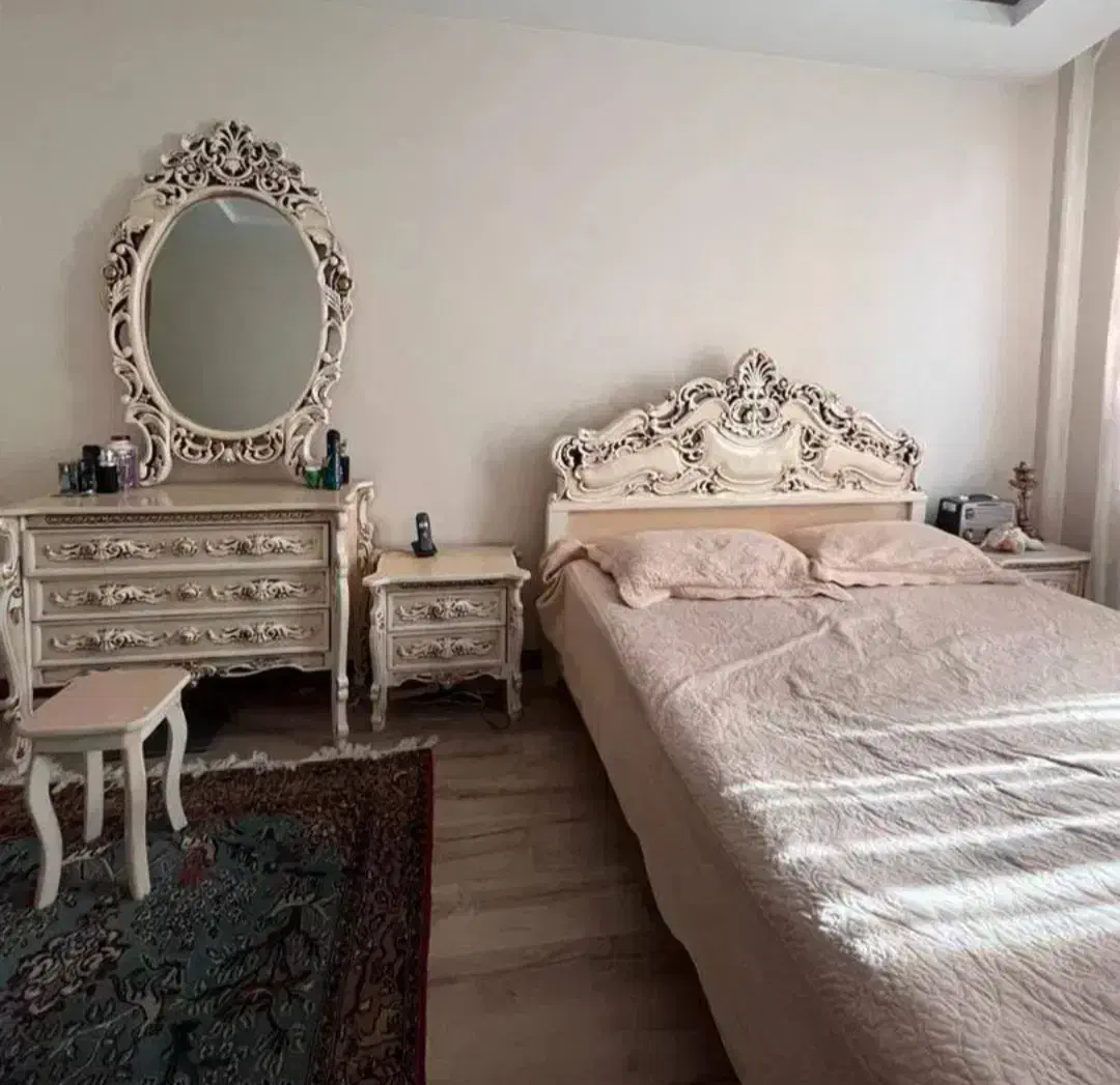 سرویس خواب ۲نفره سفیدمنبت سلطنتی|تخت و سرویس خواب|تهران, جیحون|دیوار