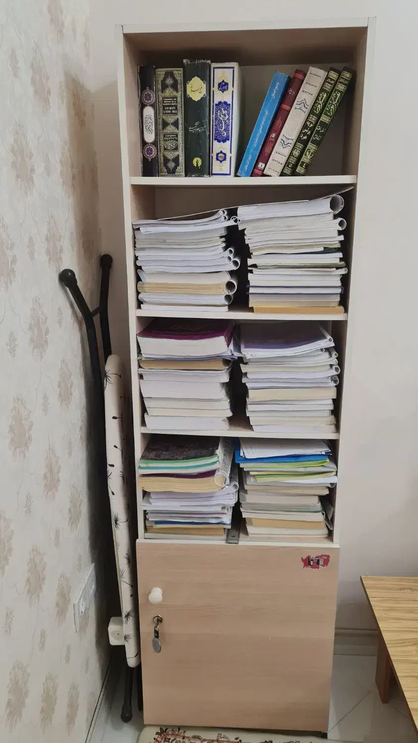 کتابخانه|کتابخانه، شلف، قفسه‌های دیواری|مشهد, آزادشهر|دیوار