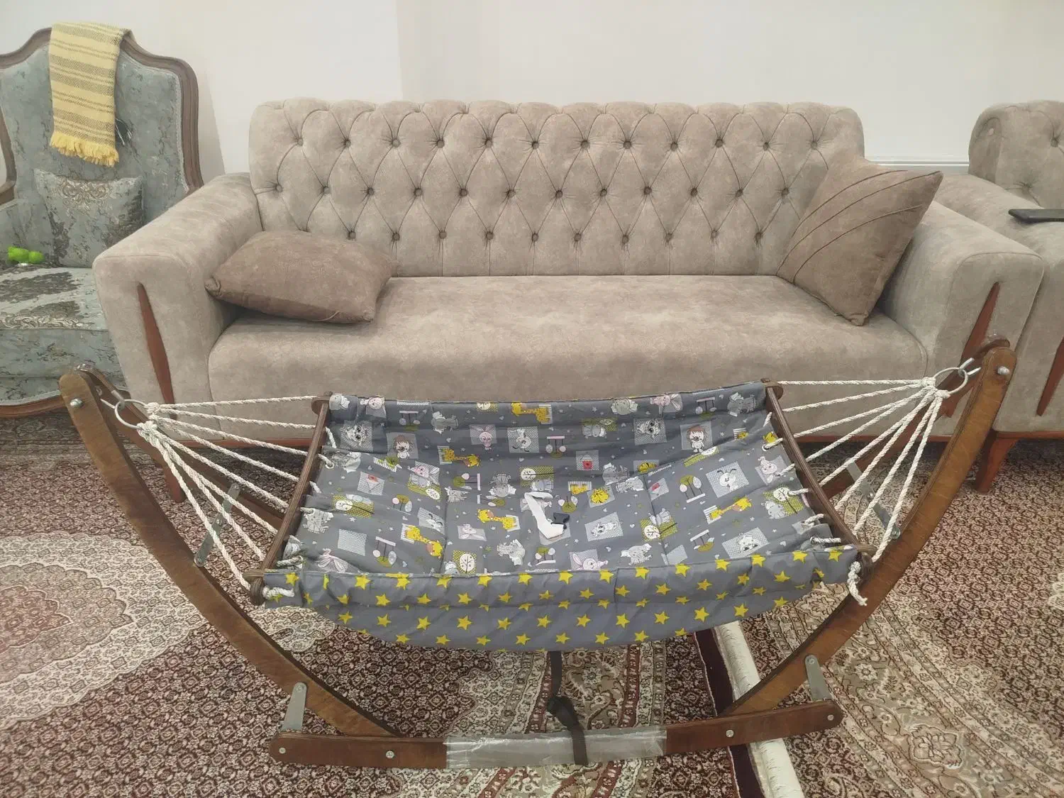 گهواره تاشو کودک|تخت و صندلی بچه|سنندج, |دیوار