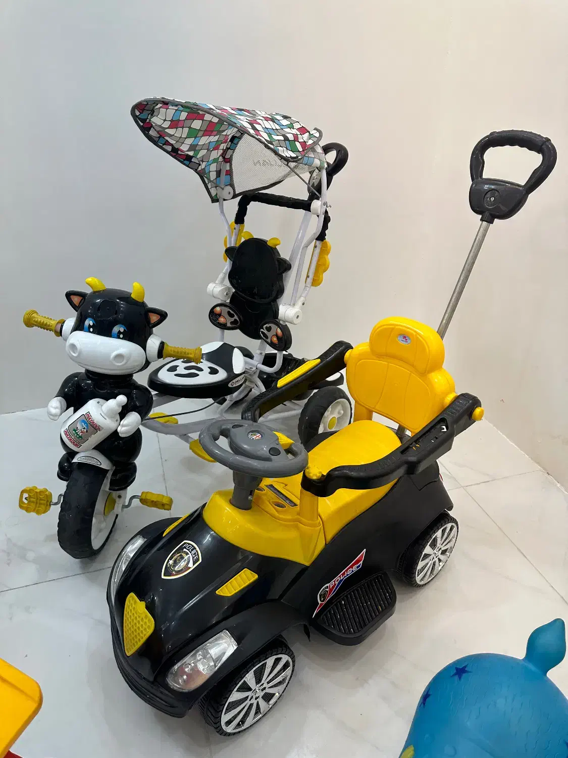 سه چرخه،ماشین حمل کودک،کامیون،اسب بادی|اسباب و اثاث بچه|مشهد, توس (بلوار توس)|دیوار