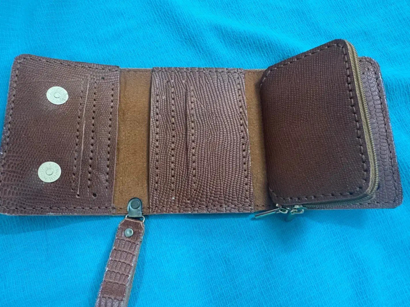 کیف پول چرم بز کارِ دست، خاص و بااصال|کیف، کفش، کمربند|گرگان, |دیوار