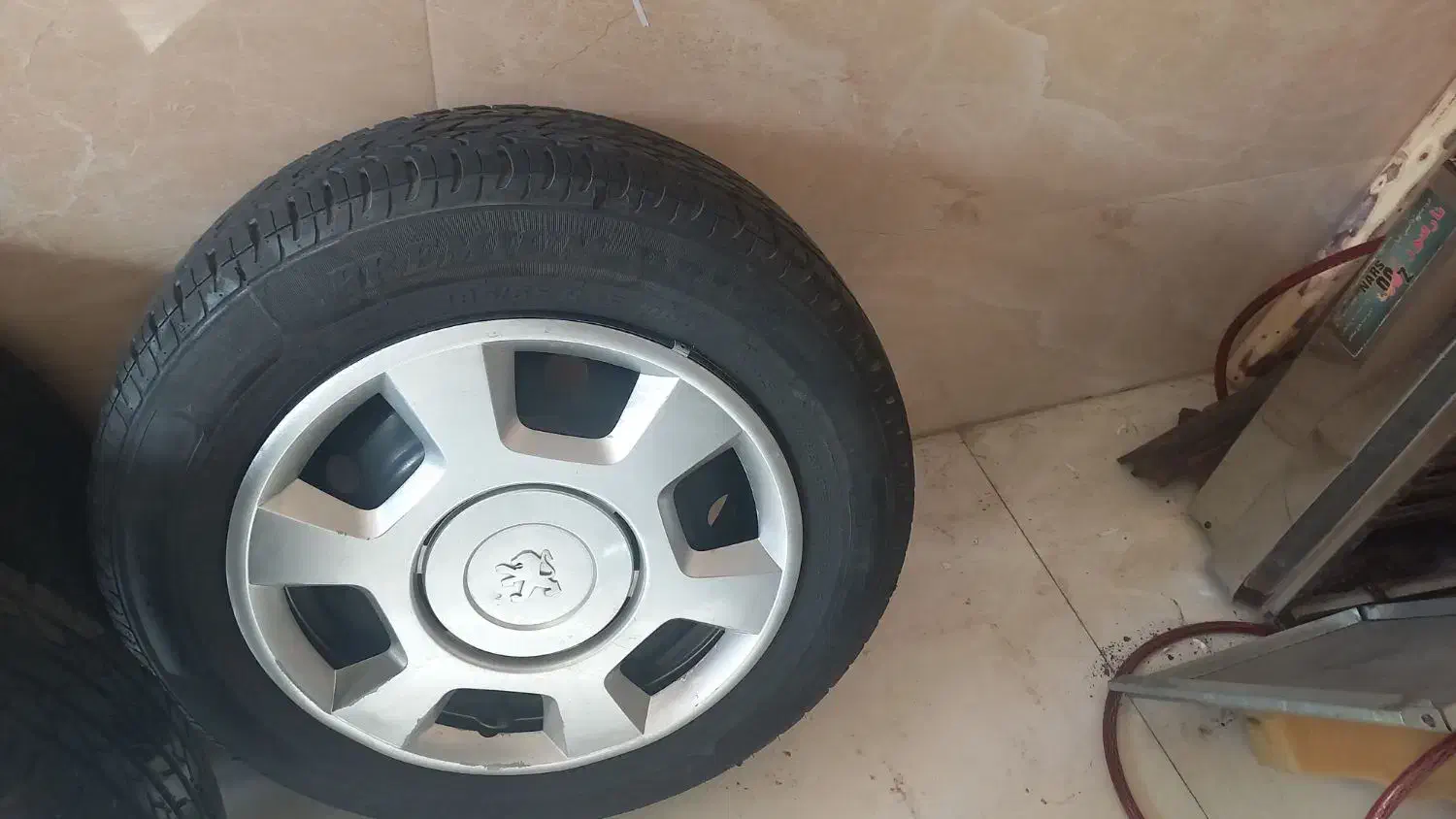 چهار حلقه رینگ لاستیک پژو پارس تیو فایو|قطعات یدکی و لوازم جانبی|بهارستان, |دیوار