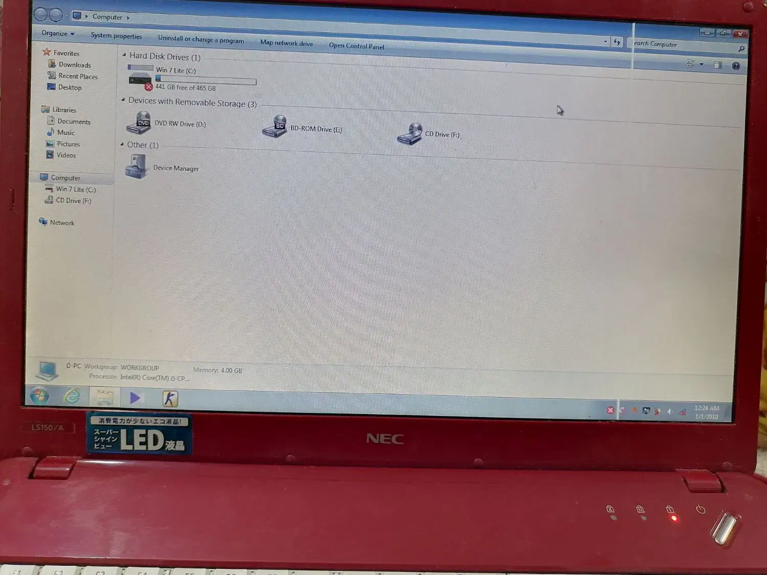 لپ تاپ NEC LS150/A|رایانه همراه|دوگنبدان, |دیوار