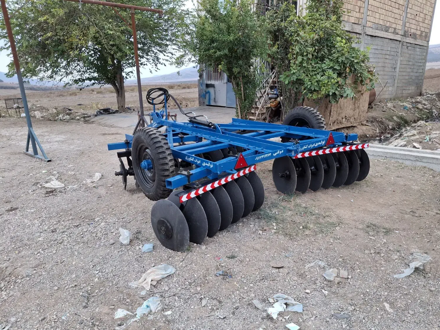 دیسک چرخ دار ۲۸ پر خشک|ماشین‌آلات صنعتی|گلی داغ, |دیوار