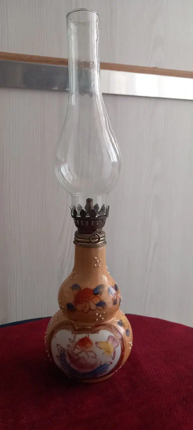 چراغ نفتی گردسوز وگلاب دون وروغن دون قدیمی|کلکسیون اشیاء عتیقه|اسلامشهر, شهرک واوان|دیوار