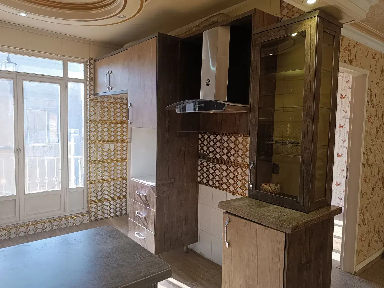 کابینت ام دی اف ( mdf ) همراه هود و سینک|مصالح و تجهیزات ساختمان|تهران, مینای شمالی (مخبر)|دیوار