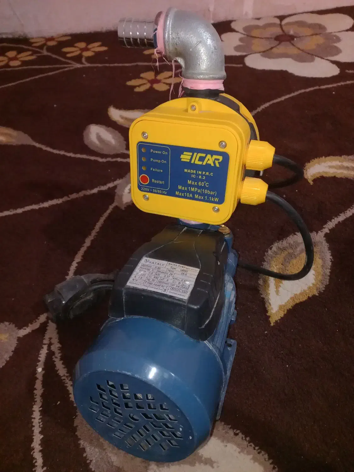 پمپ آب ،همراه اتومات|مصالح و تجهیزات ساختمان|قروه, |دیوار