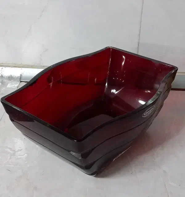 ظرف کریستال زرشکی|ظروف سرو و پذیرایی|تهران, سازمان آب|دیوار