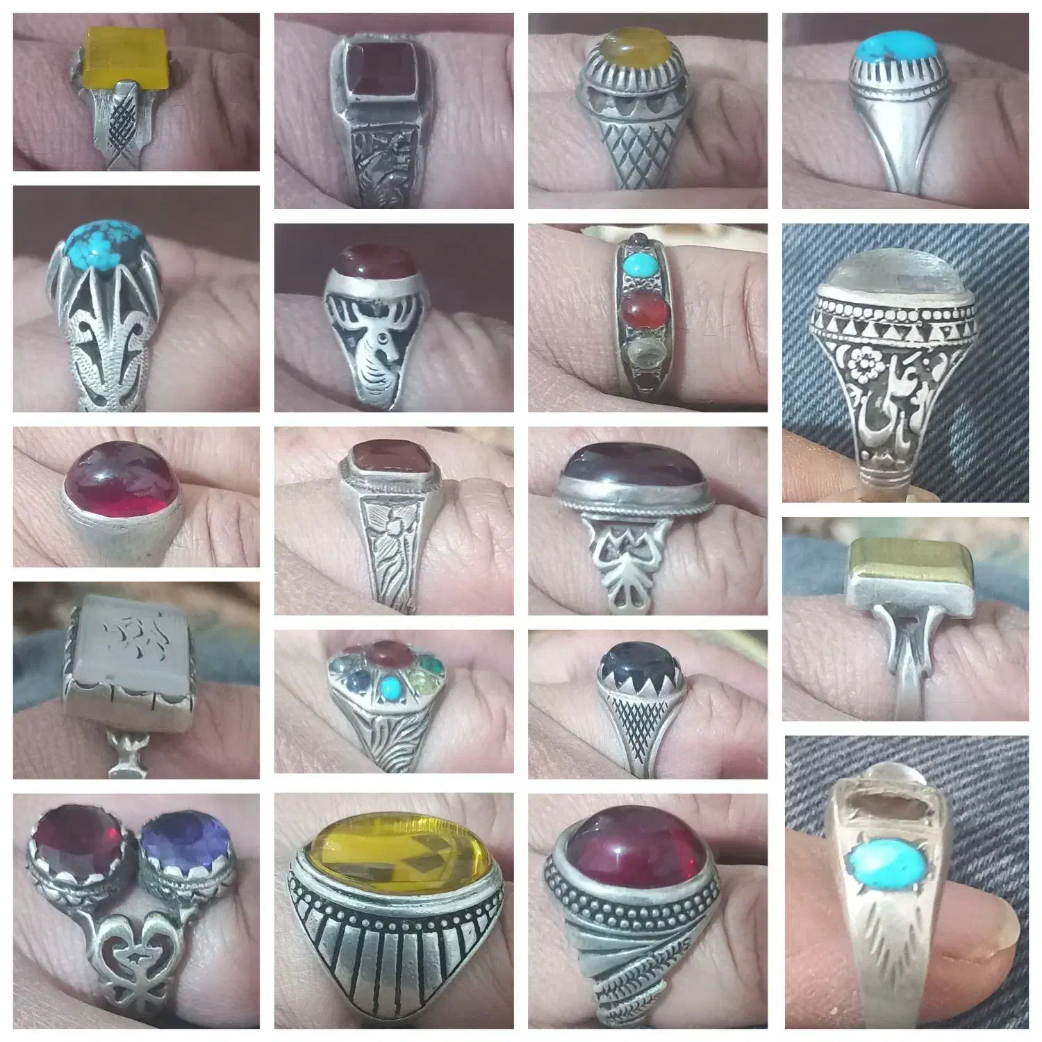 انگشتر نقره|جواهرات|برخوار, |دیوار