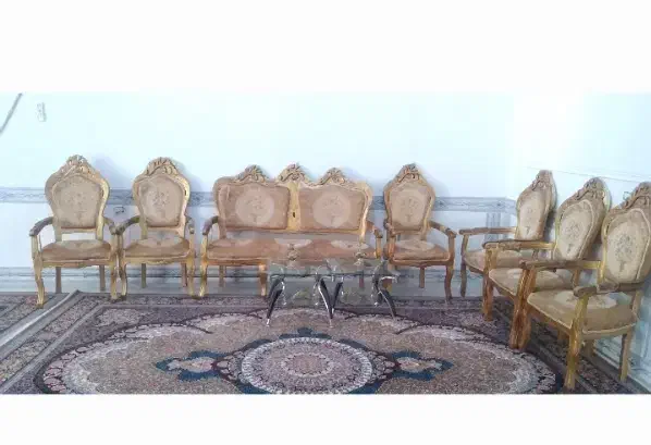 مبل ۹ نفره سالم|مبلمان خانگی و میز عسلی|لیلان, |دیوار